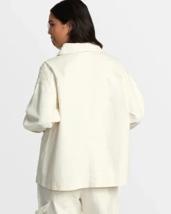 Women RVCA Jackets>SNACKS CHORE JACKET