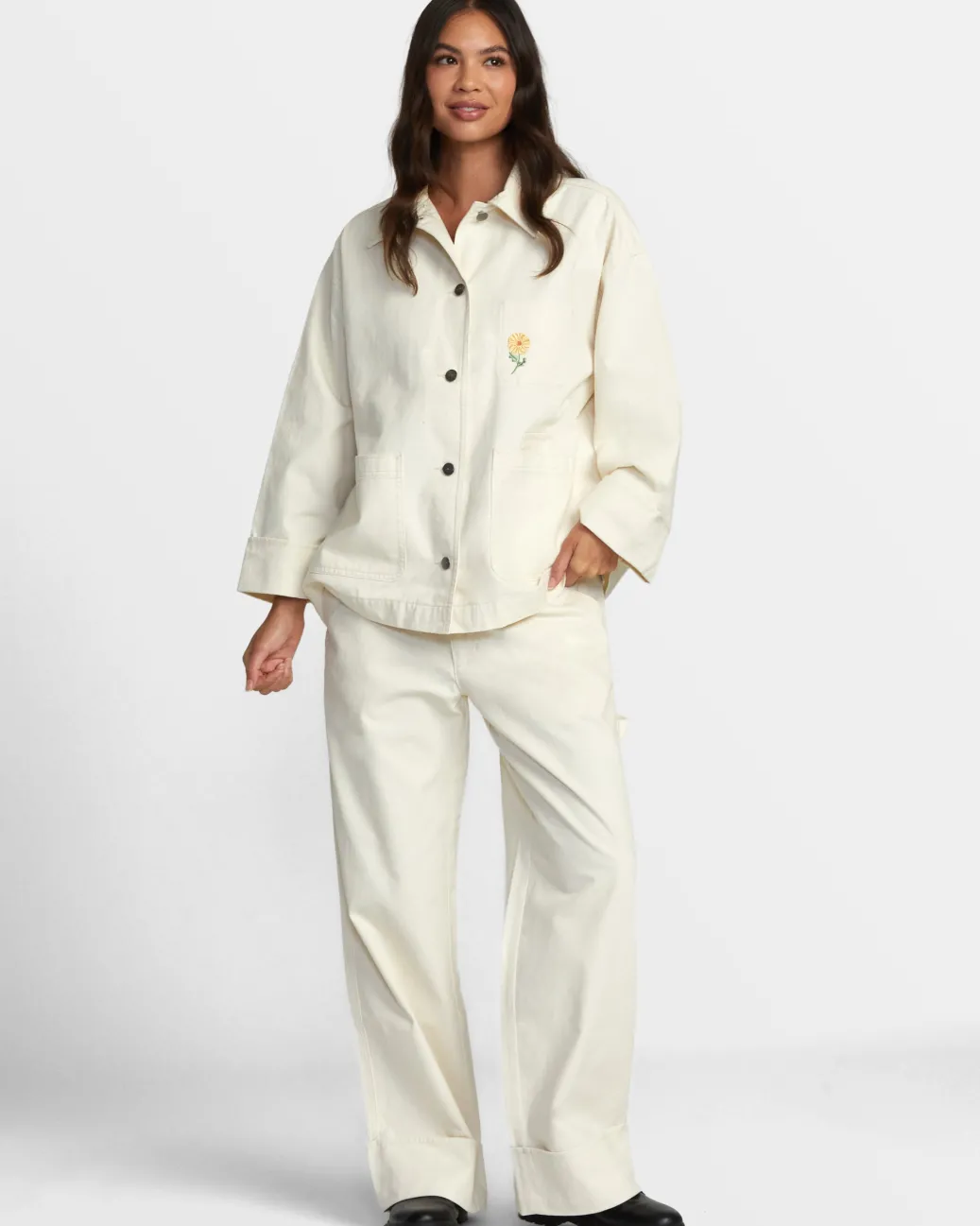 Women RVCA Jackets>SNACKS CHORE JACKET