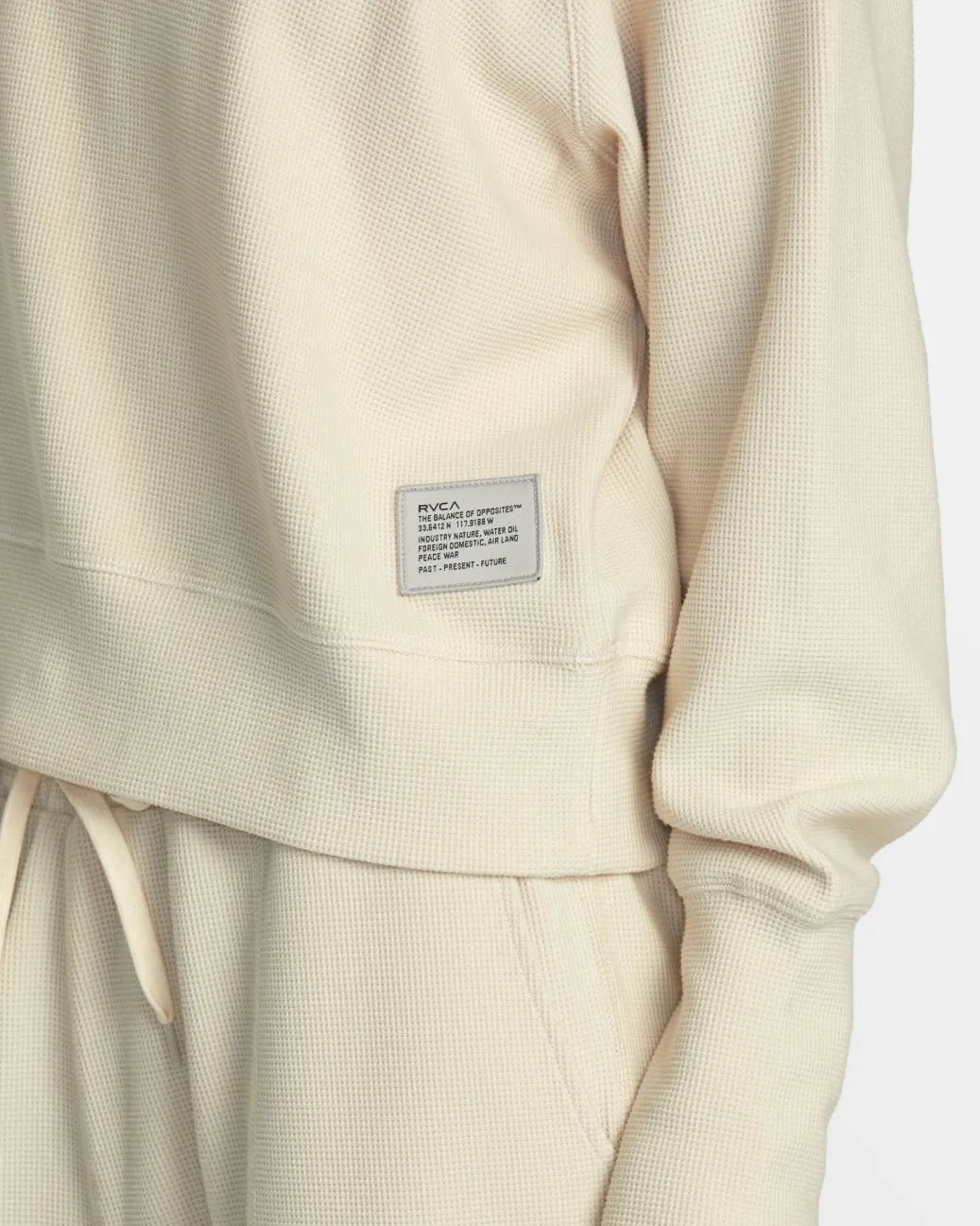 Women RVCA Tops>SOFIE WAFFLE MOCK NECK