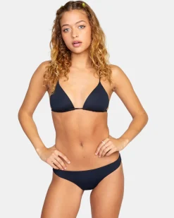 Women RVCA Bikini Bottoms|Bikini Bottoms>SOLID CHEEKY BIKINI BOTTOMS