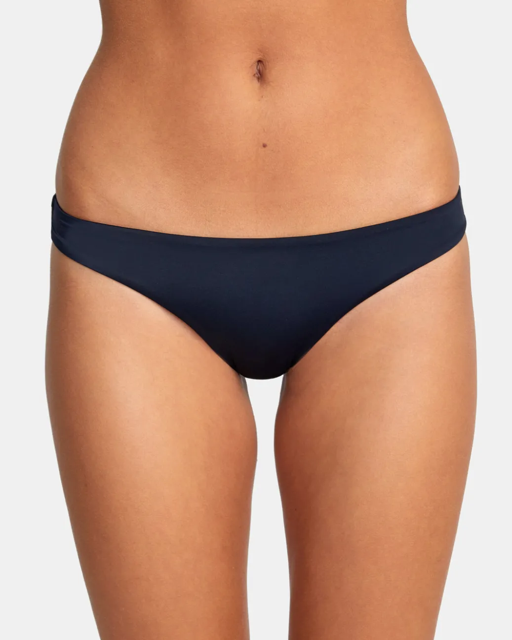 Women RVCA Bikini Bottoms|Bikini Bottoms>SOLID CHEEKY BIKINI BOTTOMS