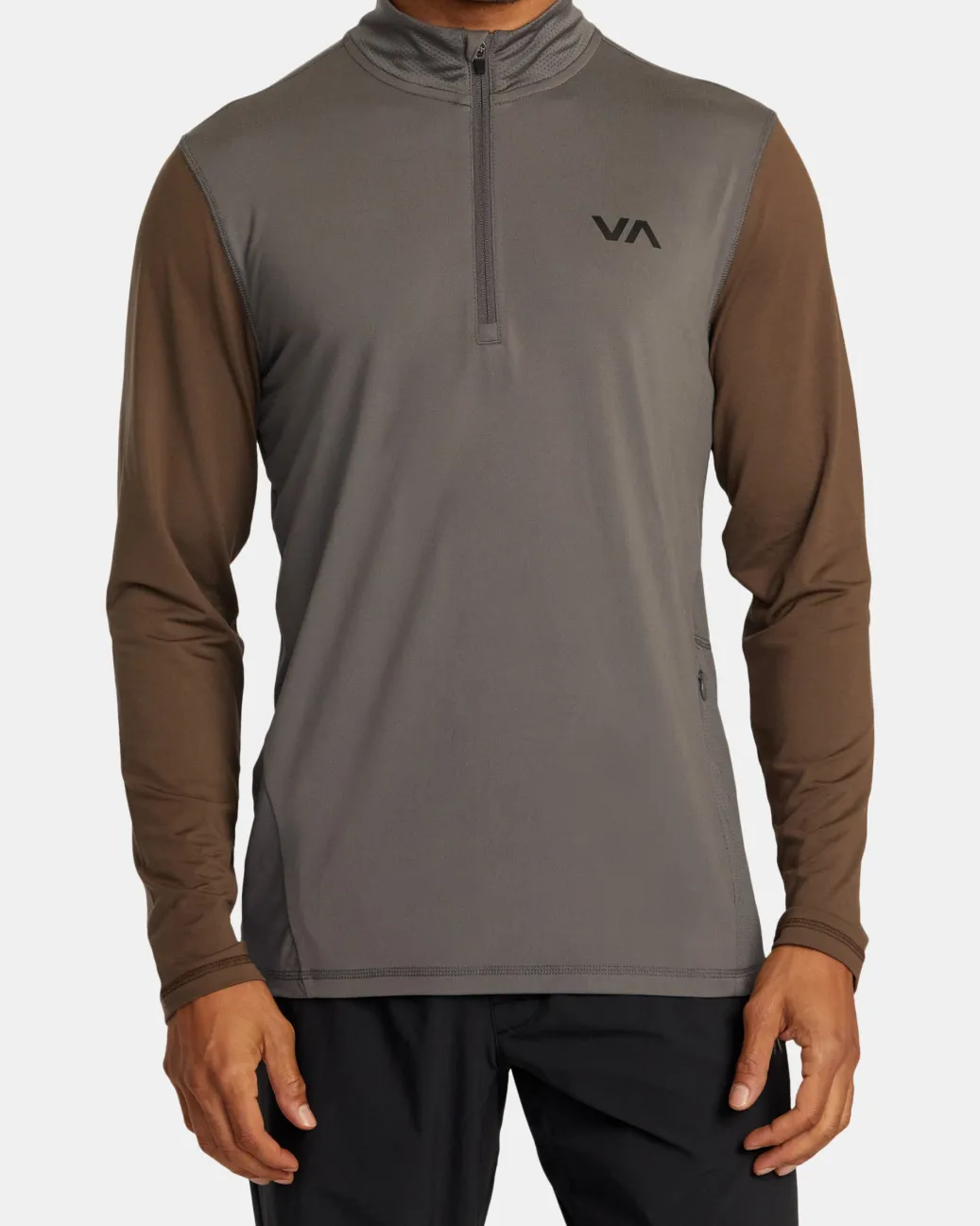 RVCA Workout Pullovers / Hoodies|Workout Shirts>SPORT VENT HALF-ZIP PULLOVER