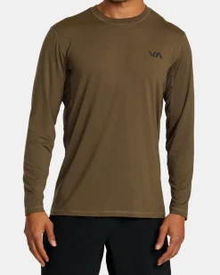 RVCA Workout Shirts|Tees / Tanks>SPORT VENT LONG SLEEVE TEE