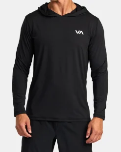 RVCA Workout Pullovers / Hoodies|Workout Shirts>SPORT VENT TECHNICAL HOODED TOP