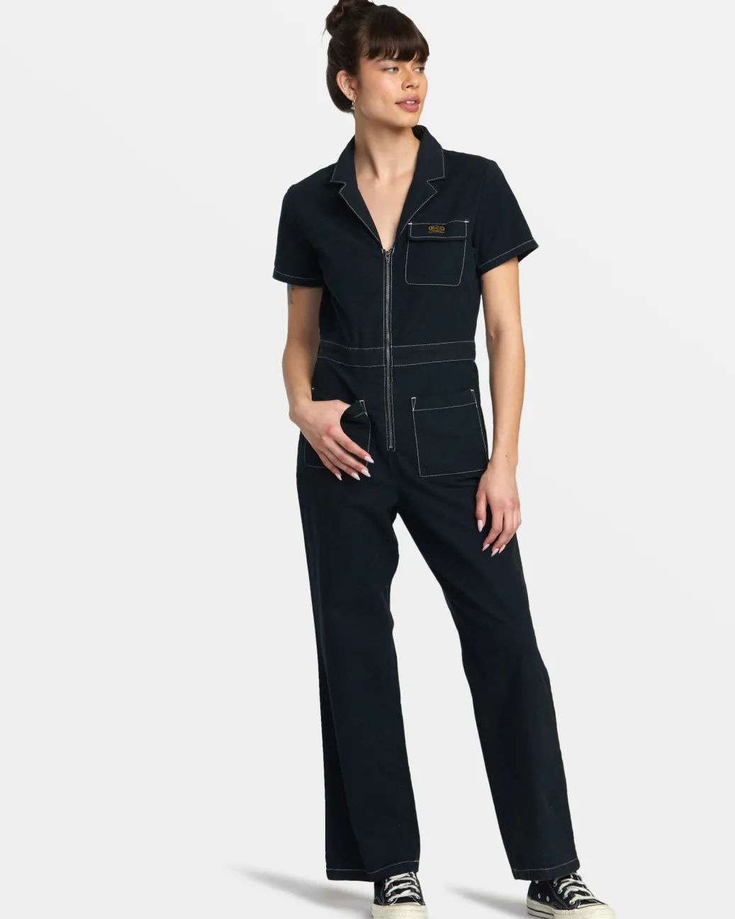 Women RVCA Dresses / Rompers>SPRING SHIFT WORKWEAR JUMPSUIT