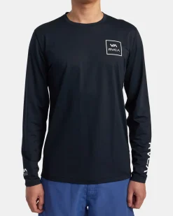 RVCA Rashguards / Surf Tees>SURF SHIRT LONG SLEEVE SURF TEE