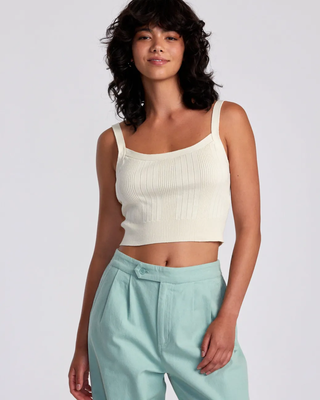 Women RVCA Tops>TATUM SWEATER TANK TOP