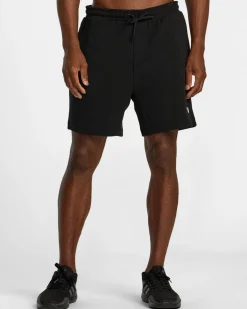 RVCA Shorts / Hybrids>TECH FLEECE ELASTIC WAIST SHORTS