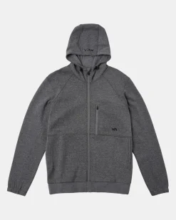 RVCA Workout Pullovers / Hoodies|Hoodies / Sweatshirts>TECH ZIP-UP FLEECE HOODIE II
