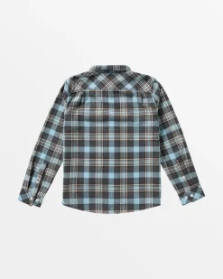 RVCA Shirts / Flannels>THAT'LL WORK FLANNEL LONG SLEEVE SHIRT