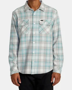 RVCA Shirts / Flannels>THAT'LL WORK FLANNEL LONG SLEEVE SHIRT