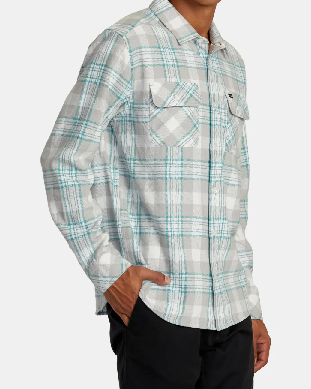 RVCA Shirts / Flannels>THAT'LL WORK FLANNEL LONG SLEEVE SHIRT