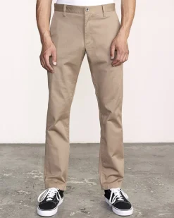 RVCA Pants>THE WEEKEND STRETCH STRAIGHT FIT PANTS