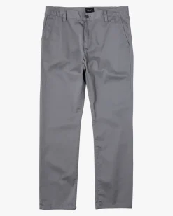 RVCA Pants>THE WEEKEND STRETCH STRAIGHT FIT PANTS