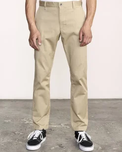 RVCA Pants>THE WEEKEND STRETCH STRAIGHT FIT PANTS