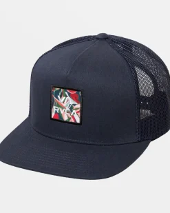 RVCA Hats / Beanies>VA ALL THE WAY PRINT TRUCKER HAT