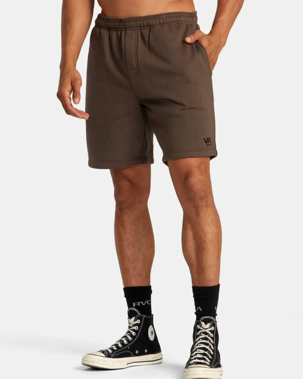 RVCA Athletic Shorts|Athletic Shorts>VA ESSENTIAL 18" SWEAT SHORTS