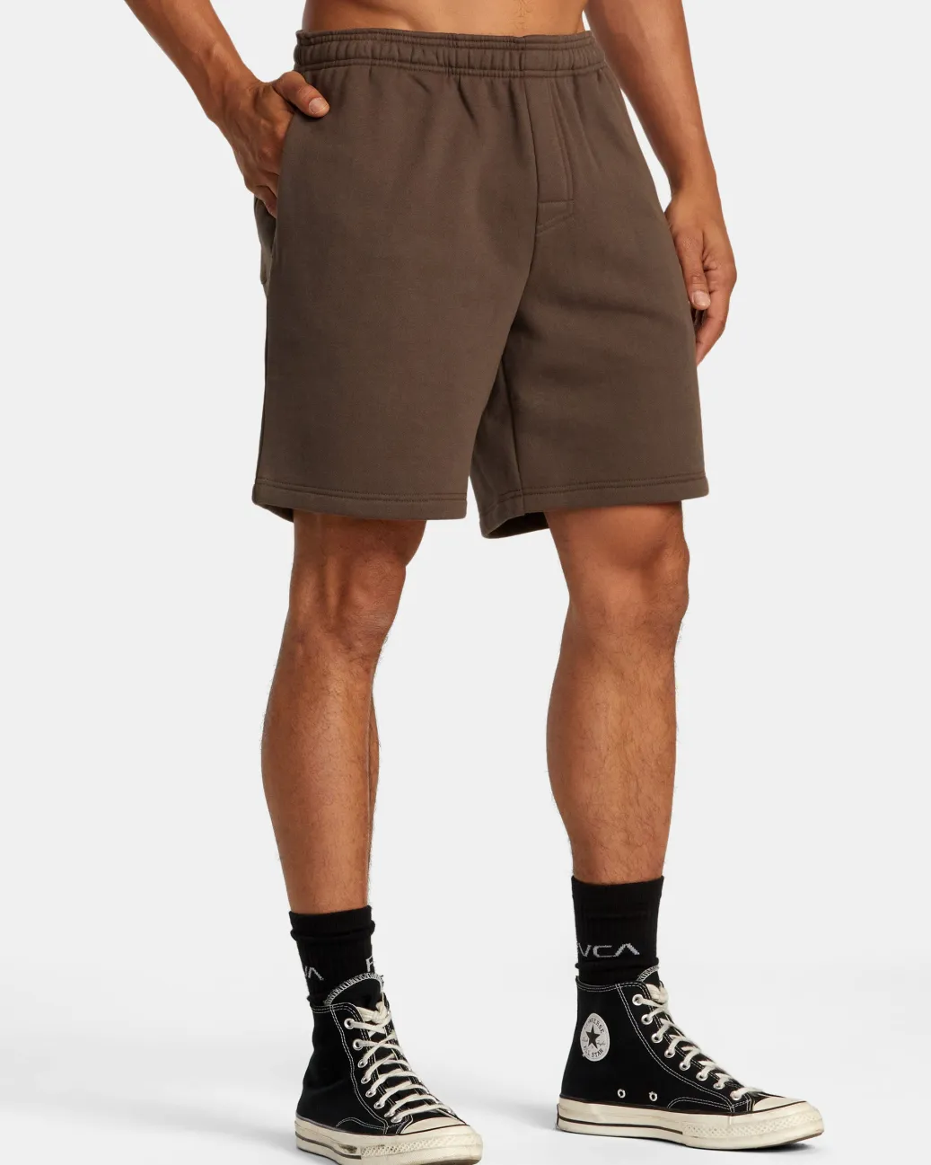 RVCA Athletic Shorts|Athletic Shorts>VA ESSENTIAL 18" SWEAT SHORTS