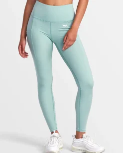Women RVCA Compression Clothing|Workout Leggings / Joggers>VA ESSENTIAL HIGH WAIST LEGGINGS