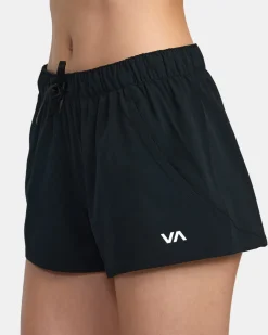 Women RVCA Athletic Shorts><noscript><img width=