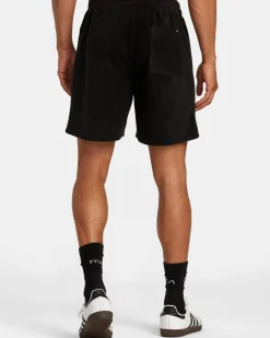 RVCA Athletic Shorts|Athletic Shorts>VA ESSENTIAL MICRO FLEECE SHORT 18"