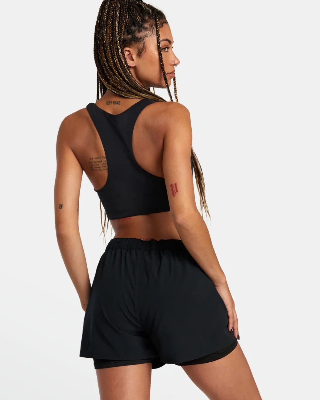 Women RVCA Athletic Shorts>VA ESSENTIAL MID-RISE YOGGER X TECHNICAL TRAINING SHORTS