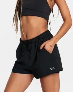 Women RVCA Athletic Shorts><noscript><img width=