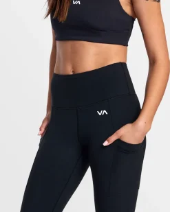 Women RVCA Compression Clothing|Workout Leggings / Joggers><noscript><img width=