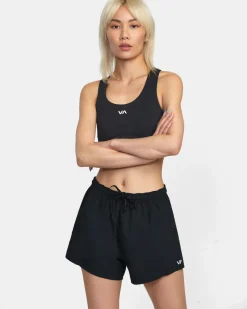 Women RVCA Athletic Shorts>VA ESSENTIAL YOGGER 12" SPORT SHORTS