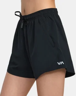 Women RVCA Athletic Shorts><noscript><img width=
