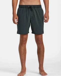 RVCA Boardshorts / Trunks|16"-17" Outseam>VA PIGMENT ELASTIC WAIST 17" BOARDSHORTS