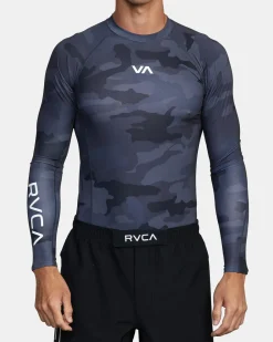 RVCA Compression Clothing>VA SPORT LONG SLEEVE RASHGUARD