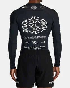 RVCA Compression Clothing>VA SPORT LONG SLEEVE RASHGUARD
