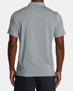 RVCA Workout Shirts>VA SPORT VENT TECHNICAL POLO SHIRT