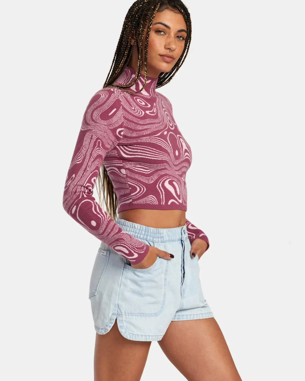 Women RVCA Denim>VENICE DENIM SHORTS