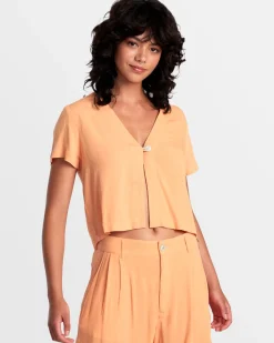 Women RVCA Tops>VISTA TOP SHIRT