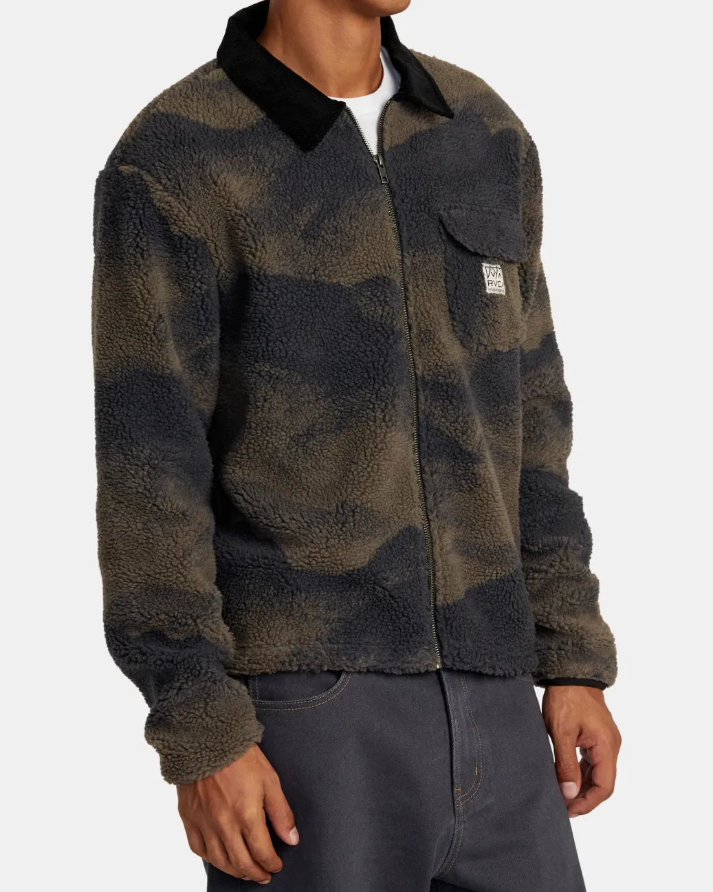 RVCA Jackets>WALKER SHERPA JACKET