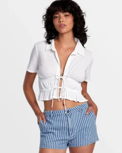 Women RVCA Denim>WEEKEND DENIM SHORTS