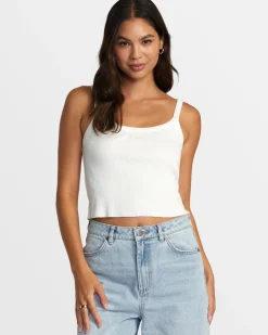 Women RVCA Tops>WESTSIDE CROP TOP