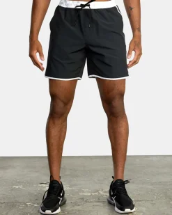 RVCA Athletic Shorts|Athletic Shorts>YOGGER HYBRID 17" ATHLETIC SHORTS