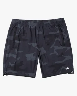 RVCA Athletic Shorts|Athletic Shorts>YOGGER STRETCH 17" ATHLETIC SHORTS