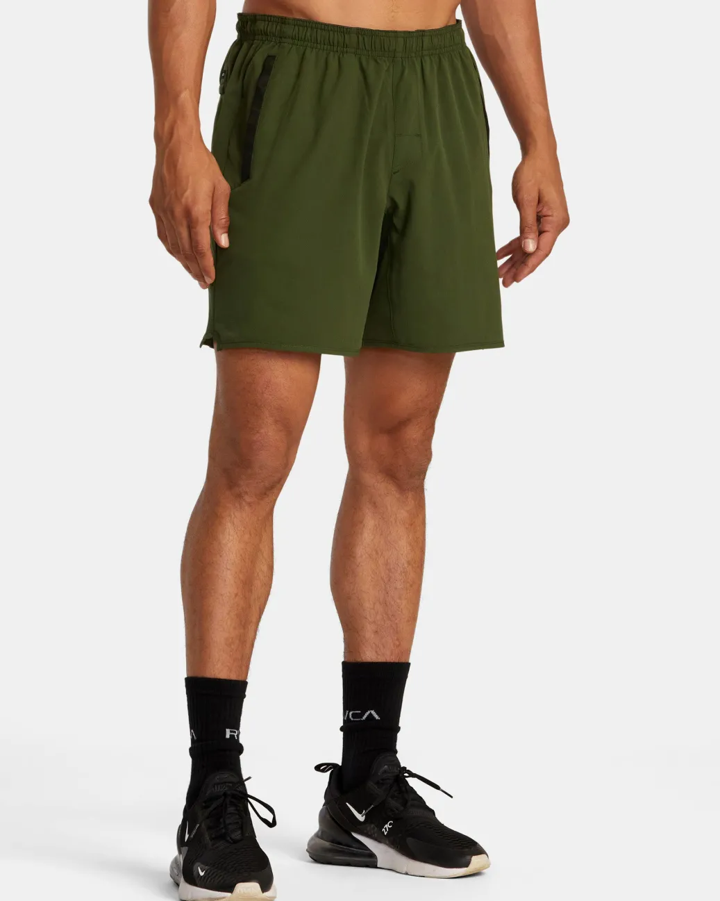 RVCA Athletic Shorts|Athletic Shorts>YOGGER STRETCH 17" ATHLETIC SHORTS