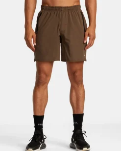 RVCA Athletic Shorts|Athletic Shorts>YOGGER STRETCH 17" ATHLETIC SHORTS