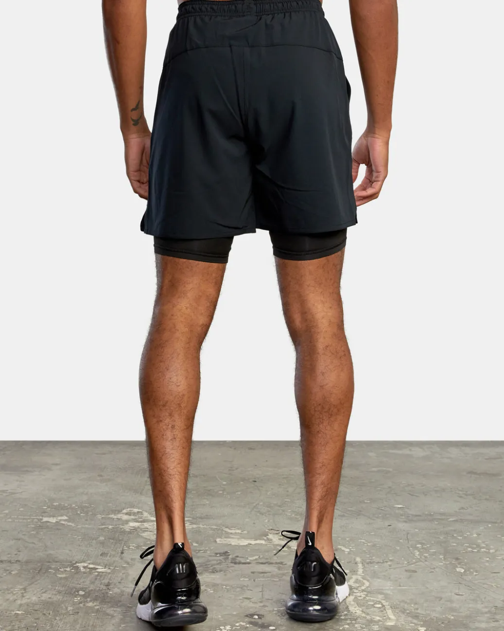 RVCA Athletic Shorts|Athletic Shorts>YOGGER TRAIN 2-IN-1 17" WORKOUT SHORTS