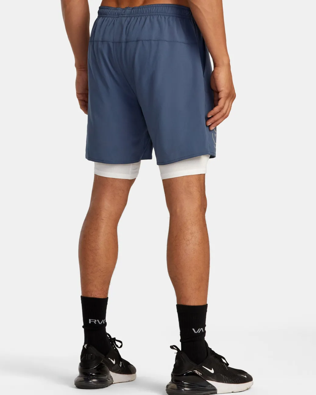 RVCA Athletic Shorts|Athletic Shorts>YOGGER TRAIN 2-IN-1 17" WORKOUT SHORTS