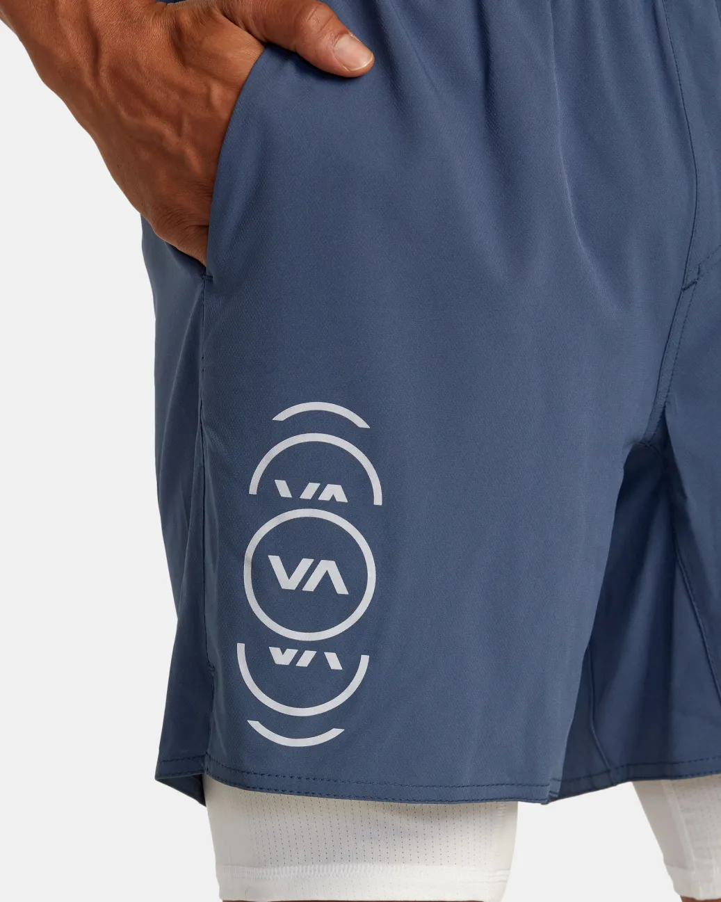 RVCA Athletic Shorts|Athletic Shorts>YOGGER TRAIN 2-IN-1 17" WORKOUT SHORTS