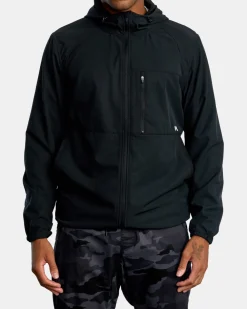 RVCA Workout Jackets|Jackets>YOGGER ZIP-UP HOODED JACKET II