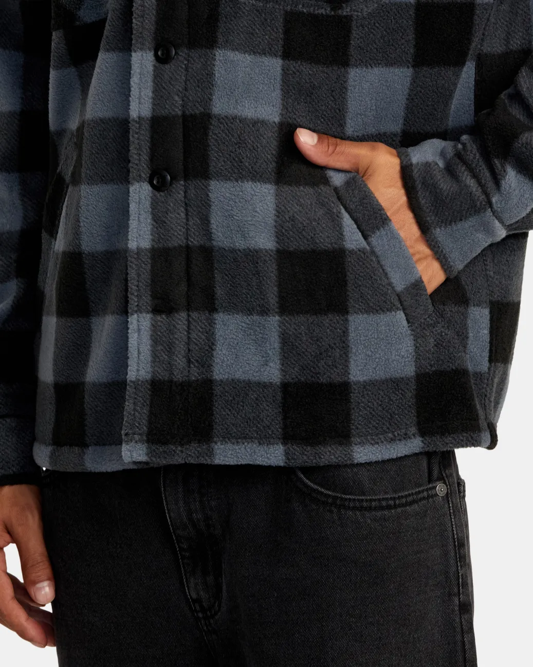 RVCA Jackets|Shirts / Flannels>YUKON HI PILE FLEECE SHIRT JACKET